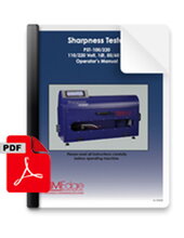 Sharpness Tester Manual (PDF)